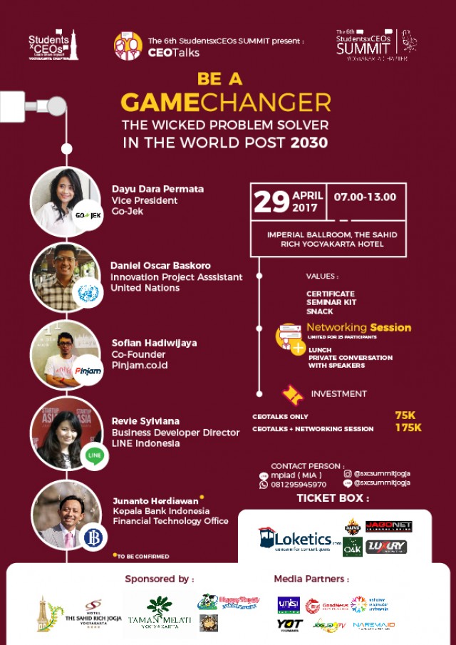 The 6th StudentsXCEOs Yogyakarta Chapter